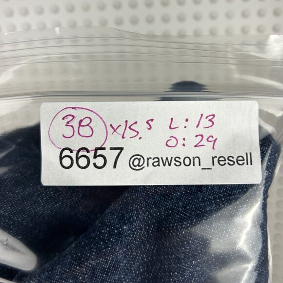 Y2K Stitched Baggy Jean Shorts Sz 38 Colorful COOGI STYLE Jorts Wide Leg Skate - Picture 7 of 7